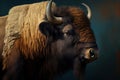 Buffalo or American Bison - Generative AI Royalty Free Stock Photo