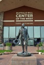 Buffalo Bill Center and statue