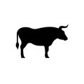 Buffalo black sign icon. Vector illustration eps 10