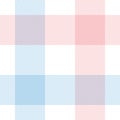 Buffalo check pattern. Pastel herringbone abstract spring summer herringbone textured plaid graphic in pastel blue pink for skirt.