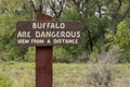 Buffalo Are Dangerous Sign