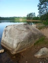 Buffalo Lake - northwoods Wisconsin Royalty Free Stock Photo