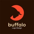 Buffalo logo design template