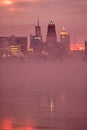 Buffalo, New York Skyline In Early Morning Light Royalty Free Stock Photo