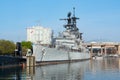 USS Little Rock guided missile cruiser in Buffalo New York Royalty Free Stock Photo