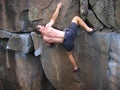 Buffalo Park Bouldering Royalty Free Stock Photo