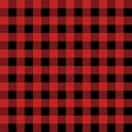 Plaid seamless pattern in red and black.