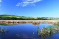 Buffalo Pound Provincial Park, Nicolle Flats Wetlands in Qu`appelle River Valley, Great Plains, Saskatchewan, Canada Royalty Free Stock Photo