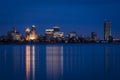 The skyline of Buffalo in New York State Royalty Free Stock Photo