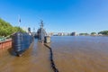 Buffalo, USA-20 July, 2019: Buffalo and Erie County Naval and Military Park located