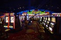 Seneca Niagara Casino hall with slot machines and roulette tables