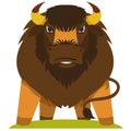 Buffalo. Wild animals. Cavicorn mammals Royalty Free Stock Photo