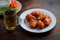 Buffalo Wings and Beer Royalty Free Stock Photo