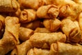 Buffet Chinese Egg Rolls Royalty Free Stock Photo