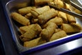 Buffet Chinese Egg Rolls Royalty Free Stock Photo