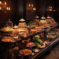 Gothic Grandeur Buffet: Creating Iterations With Hurufiyya Style And Skillful Lighting