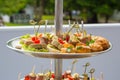 Buffet table corporate Royalty Free Stock Photo