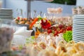 Buffet table corporate Royalty Free Stock Photo