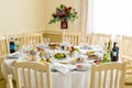 Buffet table corporate Royalty Free Stock Photo