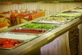 Buffet trays Royalty Free Stock Photo
