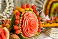 Buffets, appetizers, wedding table Royalty Free Stock Photo