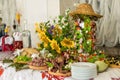 Buffets, appetizers, wedding table Royalty Free Stock Photo