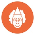 Buffoon Isolated Vector Icon which can easily modify or edit Royalty Free Stock Photo