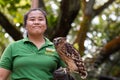 Buffy Fish Owl Bird of Prey at Jurong Bird Park Singapore