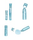 Bufus - plastic drop, ampoule, vial, spray. Royalty Free Stock Photo