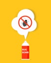 Bug bomb icon Royalty Free Stock Photo