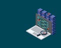 Bug bounty program is a deal offered for hackers or developers to receive compensation for reporting bugs, security exploits and v Royalty Free Stock Photo