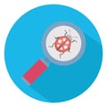 Bug detection, bug tracking Color Vector icon which can easily modify or edit Royalty Free Stock Photo