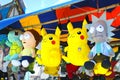 Bug-eyed character prizes at the state fair Royalty Free Stock Photo