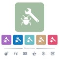 Bug fixing flat icons on color rounded square backgrounds