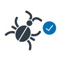 Bug Isolated Vector icon which can easily modify or edit Royalty Free Stock Photo