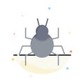 Bug, Nature, Virus, Indian Abstract Flat Color Icon Template Royalty Free Stock Photo