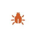 Bug pest karate aquatic carapace icon design