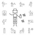 Bug repellent icon. Adventure icons universal set for web and mobile