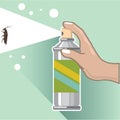 Bug Spray Vector Royalty Free Stock Photo