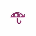 Bug Umbrella Logo Simple