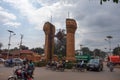 The Buganda monument in Kampala Royalty Free Stock Photo