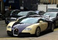 Bugatti car on London streets Royalty Free Stock Photo