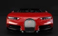 Bugatti Chiron in studio against a black background Royalty Free Stock Photo