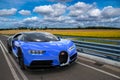 Bugatti Chiron-Supercar,most expensive and luxurious sports cars in the world Royalty Free Stock Photo