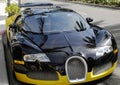 Bugatti closeup on road