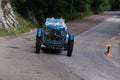 BUGATTI Type 40 1927 on an old racing car in rally Mille Miglia 2017 Royalty Free Stock Photo