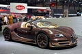 Bugatti Veyron at the Geneva Motor Show Royalty Free Stock Photo