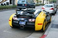 Bugatti Veyron parked outside the House of Bijan on Rodeo Drive, Beverly Hills