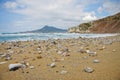 Buggerru beach in Sardinia Royalty Free Stock Photo