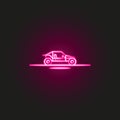 buggies desert car neon style icon. Simple thin line, outline vector of desert icons for ui and ux, website or mobile application